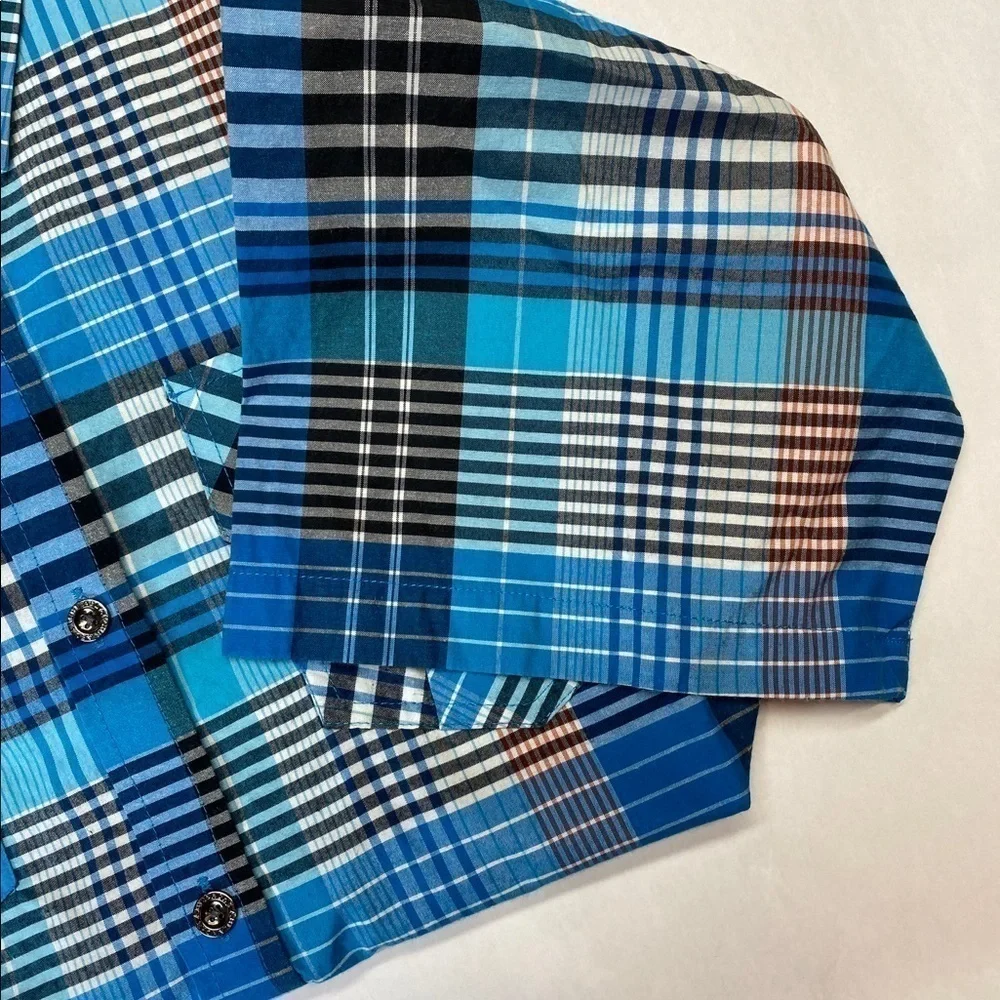 ABLANCHE Western Button Down Short Sleeve size XL